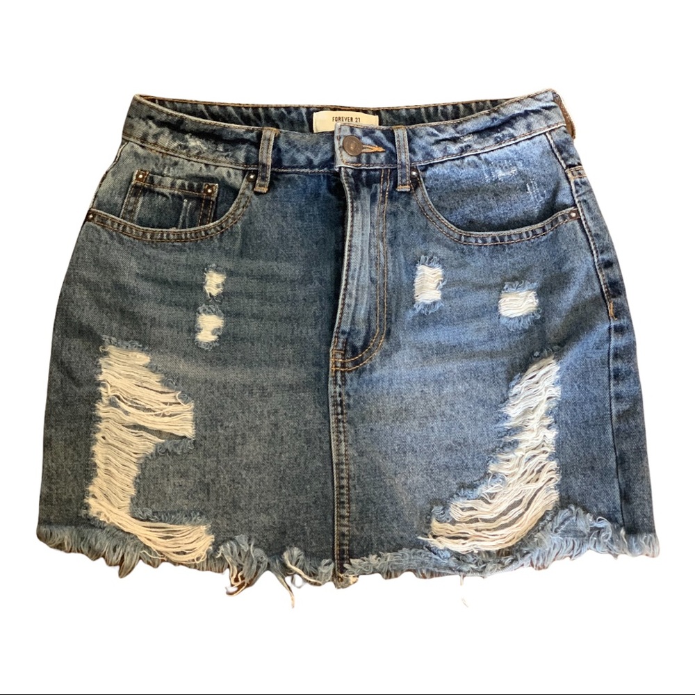 Forever 21 denim skirt